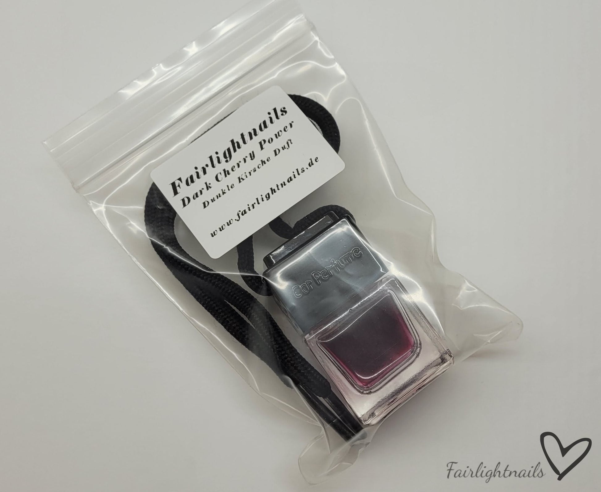 Dark Cherry Power Black Fairlightnails