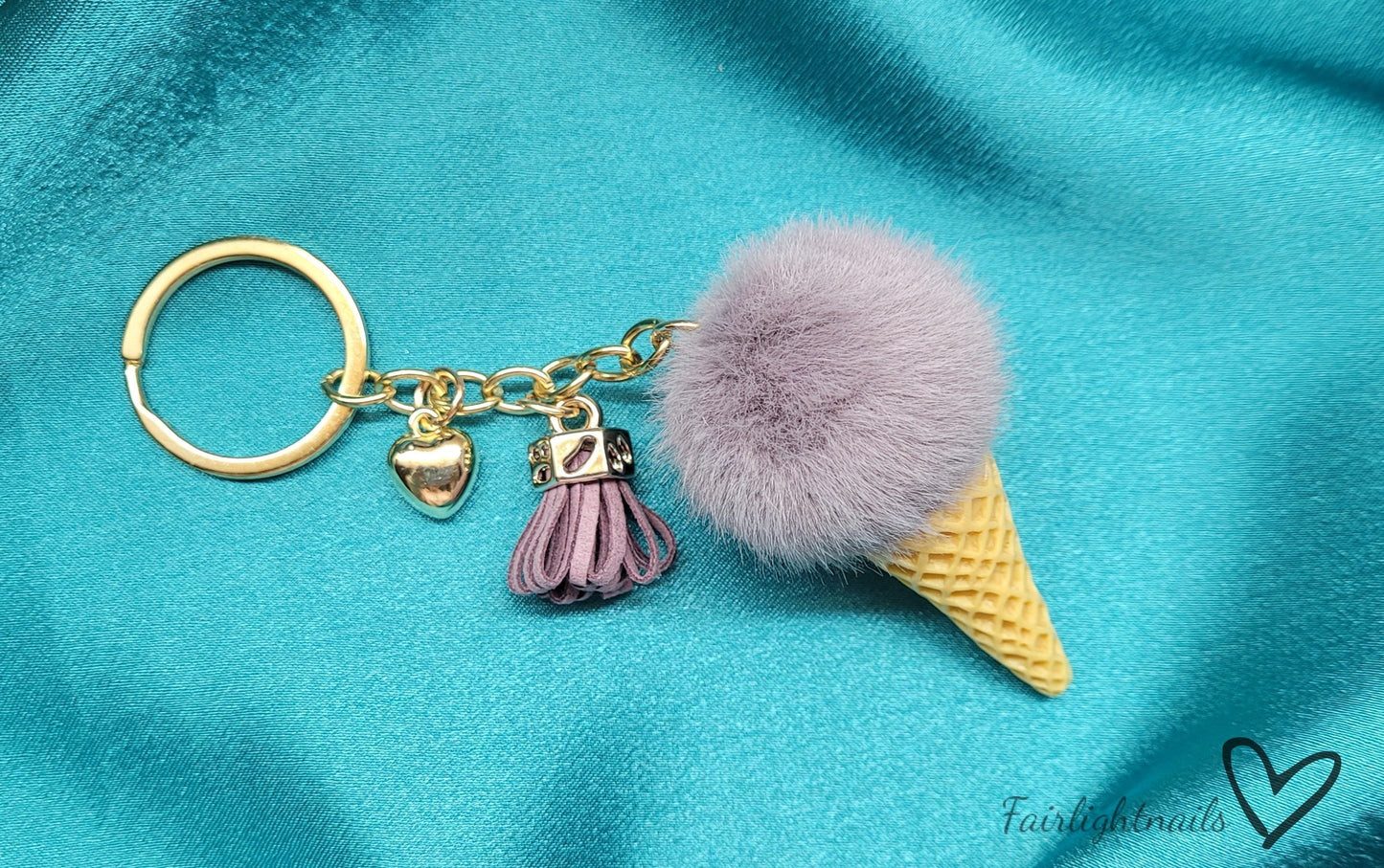 Ice Cream Pompom Fairlightnails