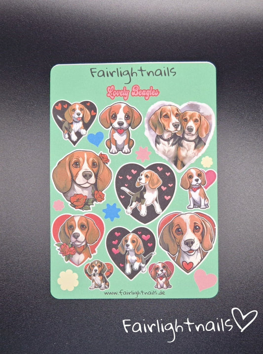 Lovely Beagle Fairlightnails