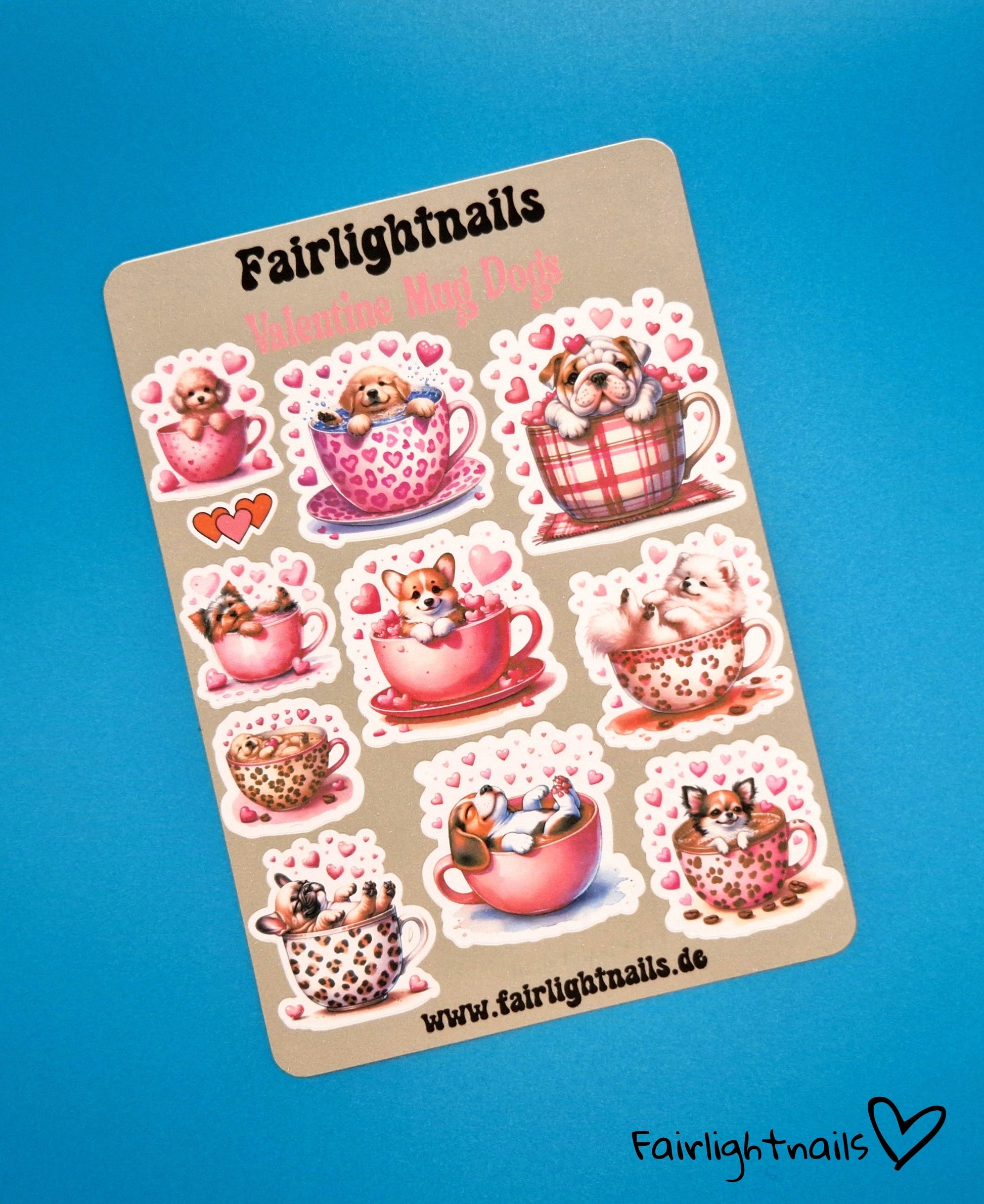 Valentine Mug Dogs Fairlightnails